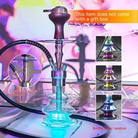 Arabic Hookah Full Set Bar Kettle Stainless Steel Large Single And Double Tube (Option: Stainless steel-Triple tube)